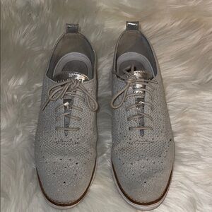 Cole Haan Silver and Gray Women's Sneakers